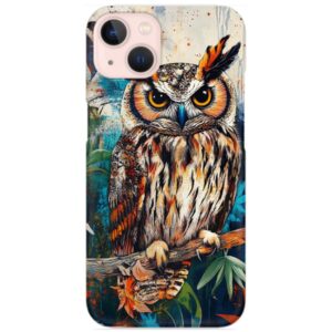 Owl On Tree Painting